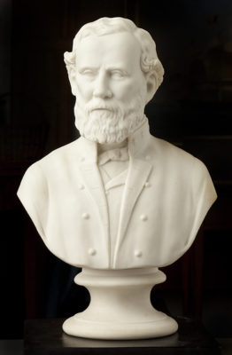 Parian Bust Of Robert E. Lee - Christopher H Jones Antiques