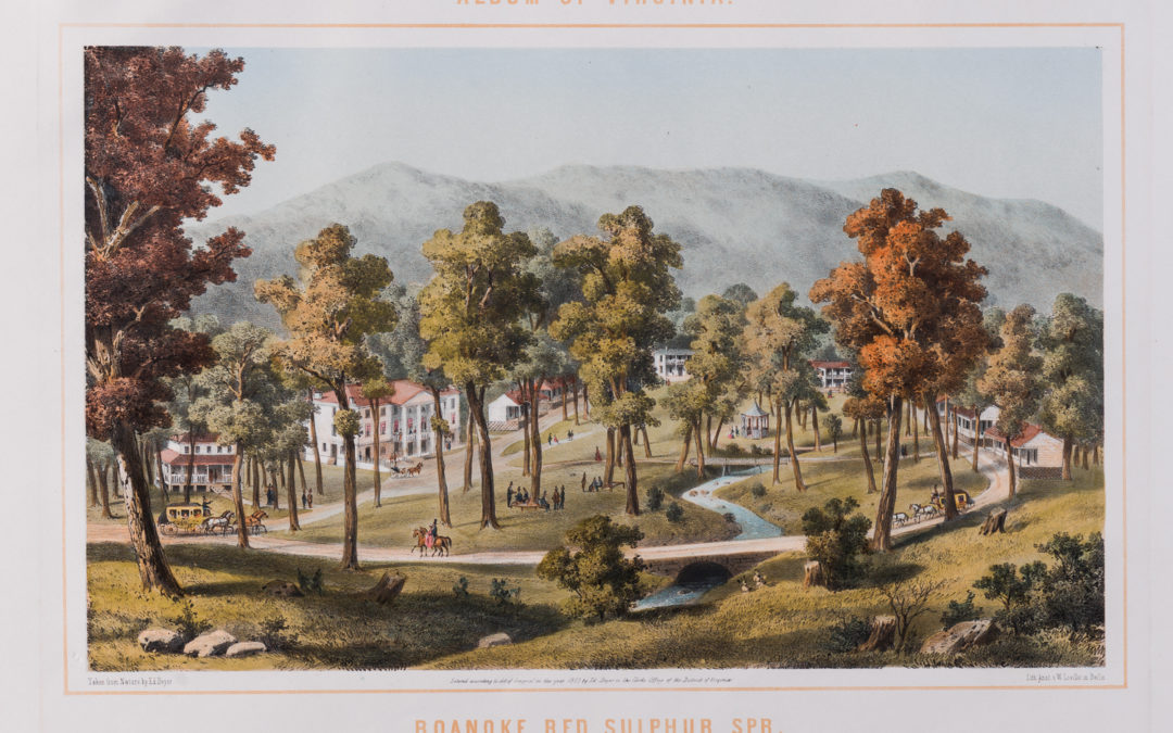 Roanoke Red Sulphur Spring, Edward Beyer, 1857