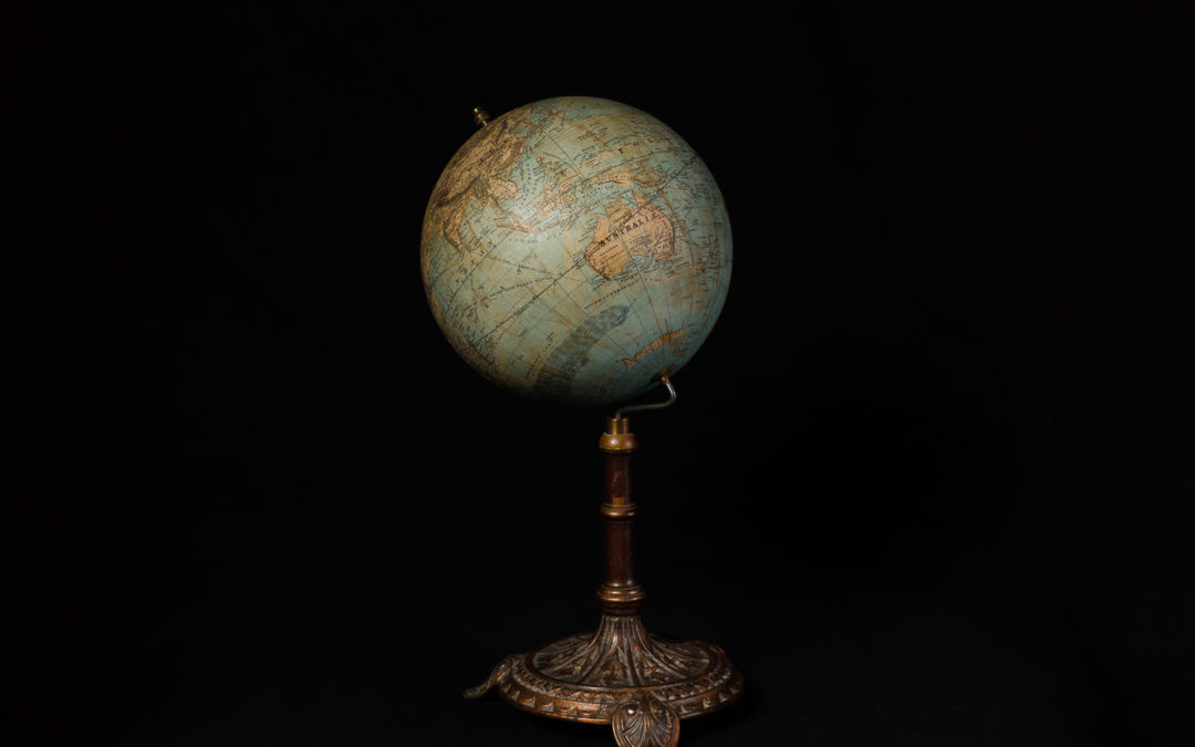 Terrestrial Globe on Stand by Schedler