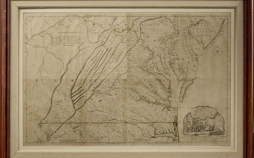 THE MOST IMPORTANT EIGHTEENTH-CENTURY MAP OF VIRGINIA