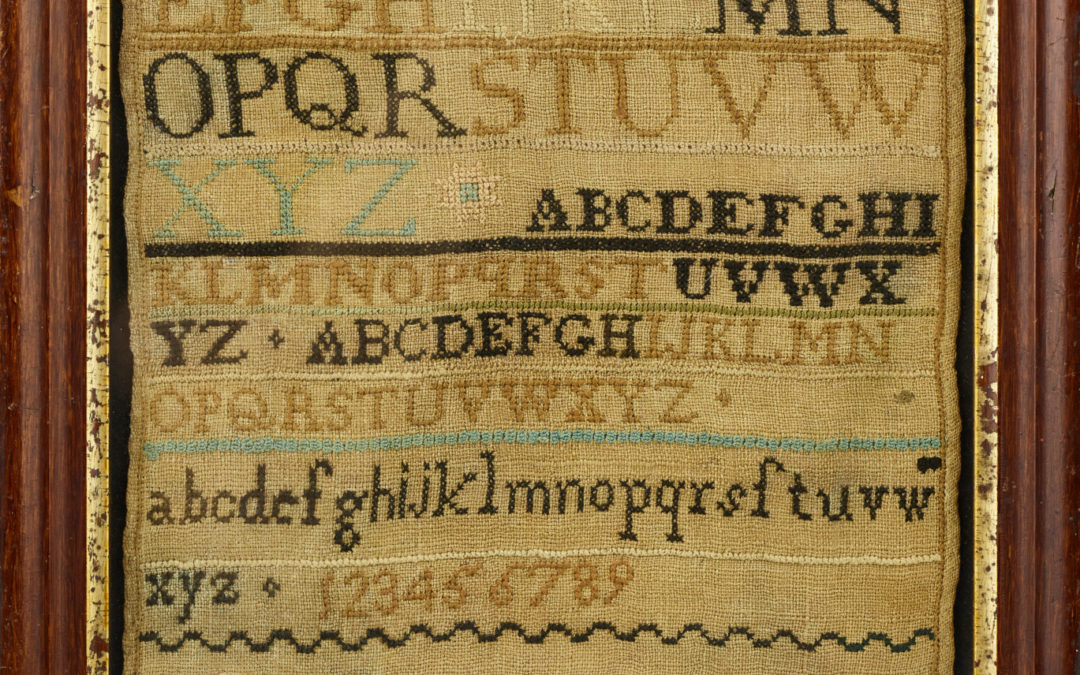 Early Fairfax, Virginia Needlework Sampler – sold