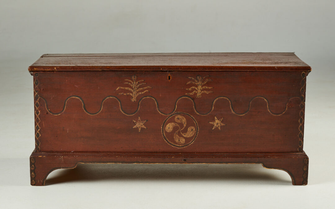 Painted Blanket Chest – North Carolina