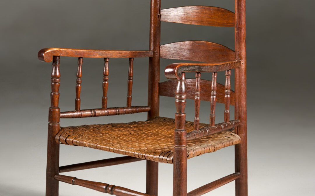 Turned Post Arm Chair – SOLD