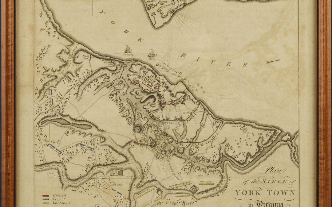 Plan of the Siege of York Town in Virginia – 1787